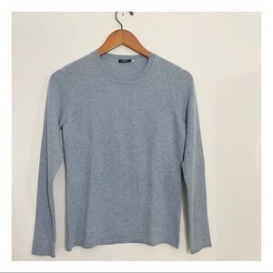Magaschoni Crew Neck Cashmere Sweater Blue  size smallS